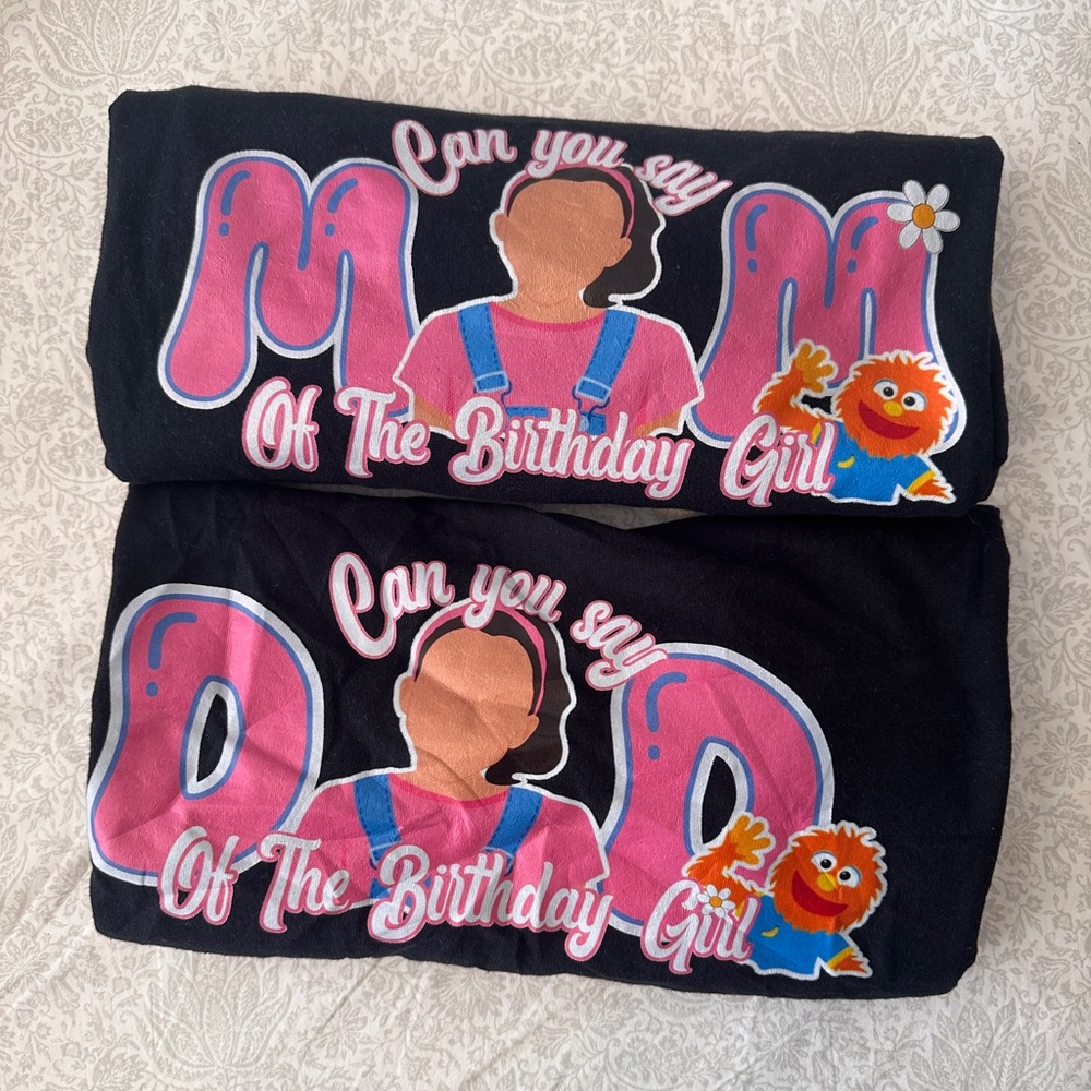 Ms Rachel Mom and Dad Birthday Shirts